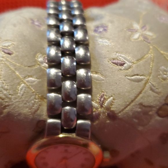 CYMA Oceana Club 14kt & Stainless Steel Womens Roman Numeral & Date Swiss Watch - Picture 2 of 8